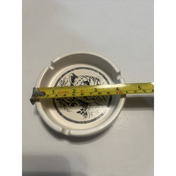 Vintage 1989 San Diego Zoo Cheetah Ashtray rare Made In Japan Clean Never Used - Picture 7 of 7